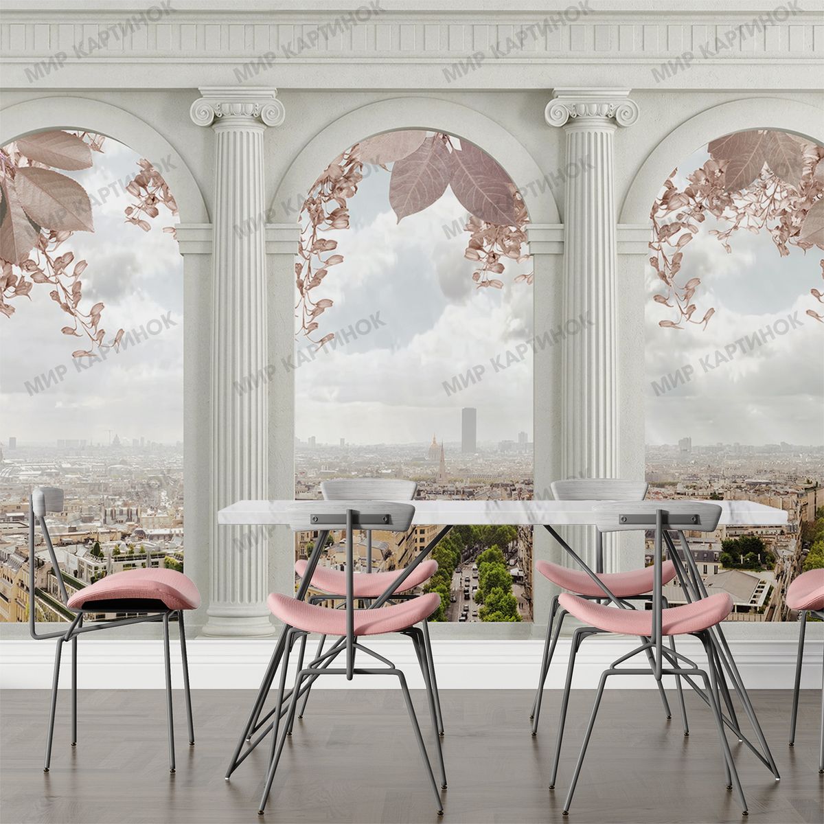 fresco-mural-warm-tone-44-wallpaper-malaysia Mural - Frescoes Wallpaper